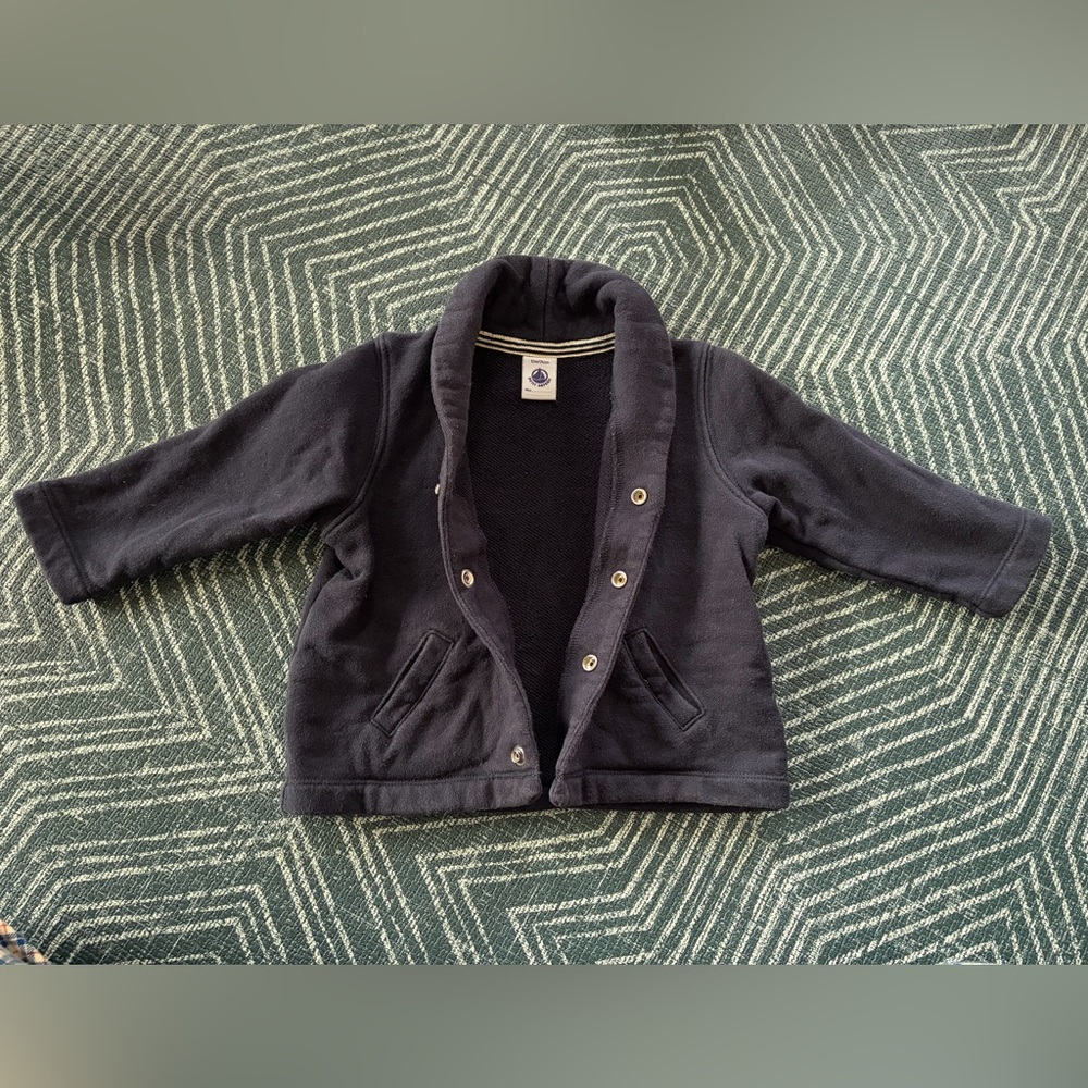 Petit Bateau Baby Jacket in Navy